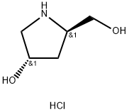 (3S,5R)-5-(HYDROXYMETHYL)PYRROLIDIN-3-OL HCL Struktur