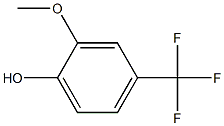 2-methoxy-4-(trifluoromethyl)phenol Struktur