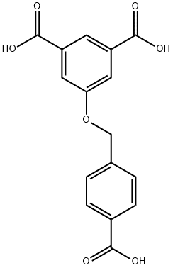 5-((4-carboxybenzyl)oxy)isophthalic acid Struktur