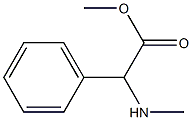 Methylamino-phenyl-acetic acid methyl ester Struktur