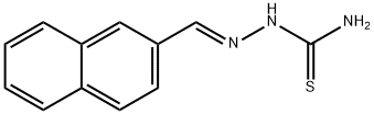 2-naphthaldehyde thiosemicarbazone Struktur