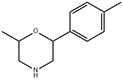 2-methyl-6-(4-methylphenyl)morpholine Struktur