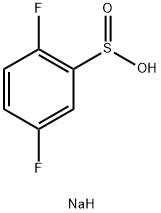 sodium:2,5-difluorobenzenesulfinate Struktur