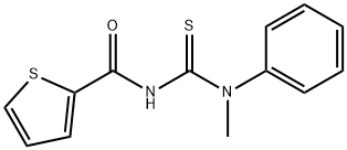 N-(methyl(phenyl)carbamothioyl)thiophene-2-carboxamide Struktur