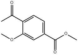 4-Acetyl-3-methoxy-benzoic acid methyl ester Struktur