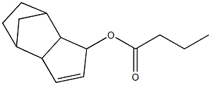 Butanoic acid,3a,4,5,6,7,7a-hexahydro-4,7-methano-1H-indenyl ester Struktur