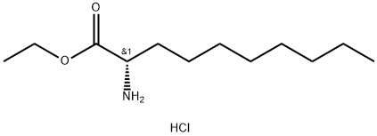 S-2-amino-Decanoic acid ethyl ester hydrochloride Struktur