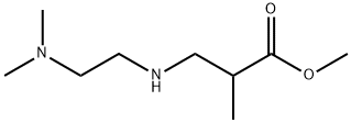 methyl 3-{[2-(dimethylamino)ethyl]amino}-2-methylpropanoate Struktur