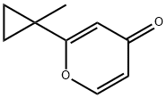 2-(1-METHYLCYCLOPROPYL)-4H-PYRAN-4-ONE Struktur