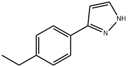 5-(4-ethylphenyl)-1H-pyrazole Struktur