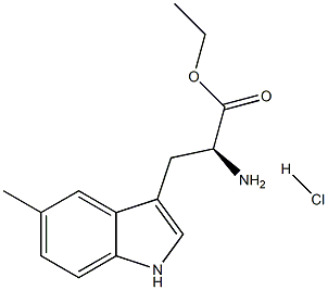 DL-5-MethylTryptophan ethyl ester hydrochloride Struktur