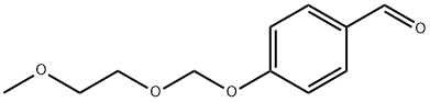 Benzaldehyde, 4-[(2-methoxyethoxy)methoxy]- Struktur