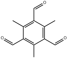 2,4,6-Trimethylbenzene-1,3,5-tricarbaldehyde Struktur