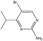 5-BROMO-4-ISOPROPYLPYRIMIDIN-2-AMINE Struktur