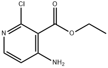 ETHYL 4-AMINO-2-CHLORONICOTINATE Struktur