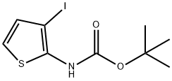 TERT-BUTYL (3-IODOTHIOPHEN-2-YL)CARBAMATE Struktur