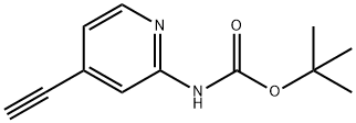 tert-Butyl (4-ethynylpyridin-2-yl)carbamate Struktur