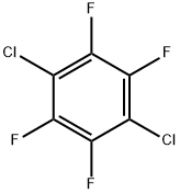 Benzene, 1,4-dichloro-2,3,5,6-tetrafluoro- Struktur