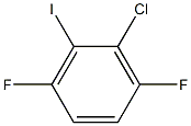 2-Chloro-3,6-difluoroiodobenzene Struktur