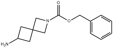 benzyl 6-amino-2-azaspiro[3.3]heptane-2-carboxylate Struktur