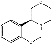 (3S)-3-(2-methoxyphenyl)morpholine Struktur