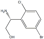 (2R)-2-AMINO-2-(5-BROMO-2-CHLOROPHENYL)ETHAN-1-OL Struktur