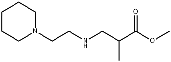 methyl 2-methyl-3-{[2-(piperidin-1-yl)ethyl]amino}propanoate Struktur