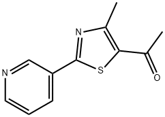 Ethanone, 1-[4-methyl-2-(3-pyridinyl)-5-thiazolyl]- Struktur