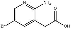 2-(2-amino-5-bromopyridin-3-yl)acetic acid Struktur