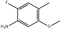 2-Fluoro-5-methoxy-4-methyl-phenylamine Struktur