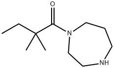 1-(1,4-diazepan-1-yl)-2,2-dimethylbutan-1-one Struktur