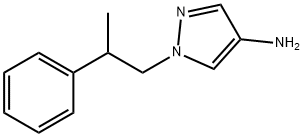 1-(2-phenylpropyl)-1H-pyrazol-4-amine Struktur