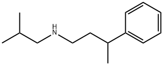 (2-methylpropyl)(3-phenylbutyl)amine Struktur