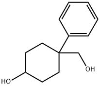 4-HYDROXYMETHYL-4-PHENYL-CYCLOHEXANOL Struktur