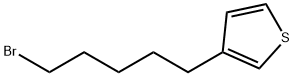 Thiophene, 3-(5-bromopentyl)- Struktur