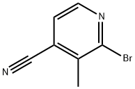 2-bromo-3-methylisonicotinonitrile Struktur