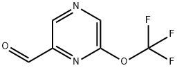 6-(TRIFLUOROMETHOXY)PYRAZINE-2-CARBALDEHYDE Struktur