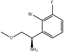 (1R)-1-(2-BROMO-3-FLUOROPHENYL)-2-METHOXYETHYLAMINE Struktur