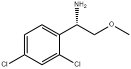 (1S)-1-(2,4-DICHLOROPHENYL)-2-METHOXYETHYLAMINE Struktur