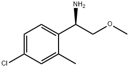 (1R)-1-(4-CHLORO-2-METHYLPHENYL)-2-METHOXYETHYLAMINE Struktur