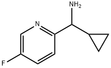 cyclopropyl(5-fluoropyridin-2-yl)methanamine Struktur