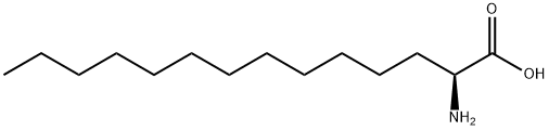 Tetradecanoic acid, 2-amino-, (S)- Struktur