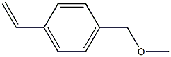 Benzene, 1-ethenyl-4-(methoxymethyl)- Struktur