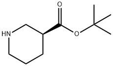 S-3-Piperidinecarboxylic acid1,1-dimethylethyl ester Struktur