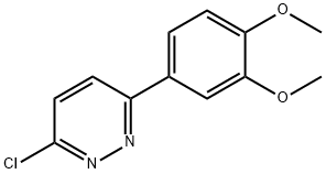 3-chloro-6-(3,4-dimethoxyphenyl)pyridazine Struktur