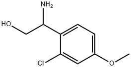 2-AMINO-2-(2-CHLORO-4-METHOXYPHENYL)ETHAN-1-OL Struktur