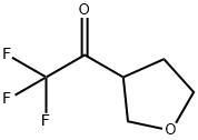 2,2,2-trifluoro-1-(oxolan-3-yl)ethan-1-one Struktur