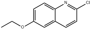 2-Chloro-6-ethoxy-quinoline Struktur