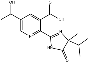 5-(1-HYDROXYETHYL) IMAZAPYR, 134887-87-9, 結(jié)構(gòu)式