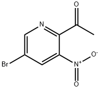 1-(5-Bromo-3-nitropyridin-2-yl)ethanone Struktur